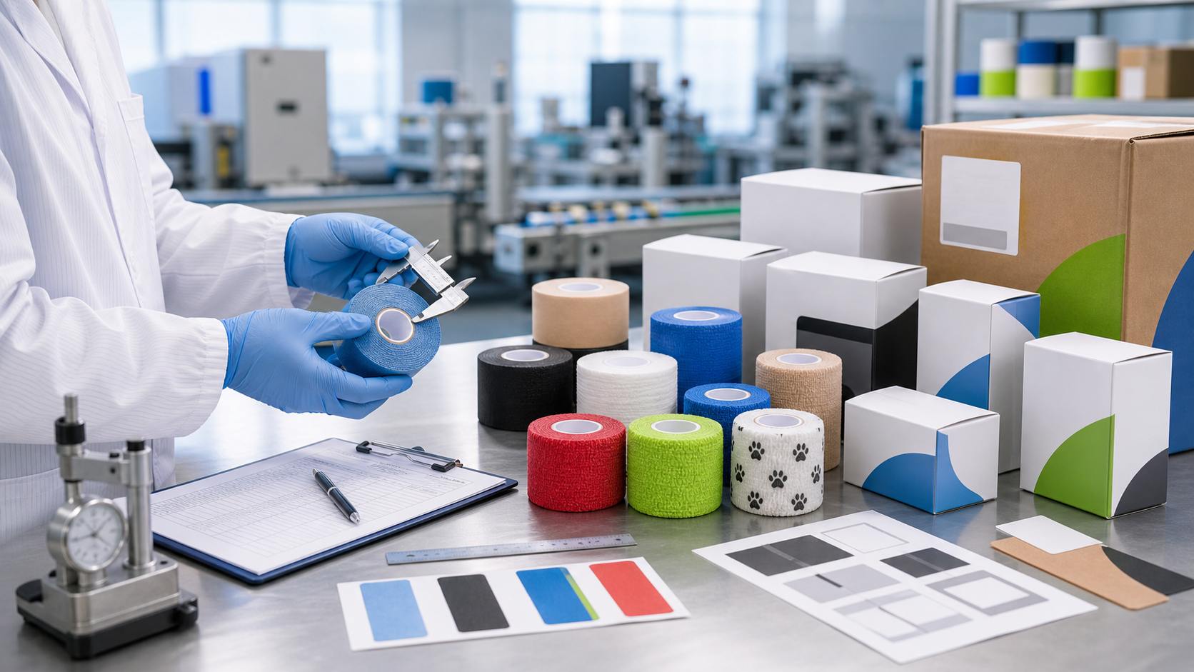 Factory quality control video placeholder