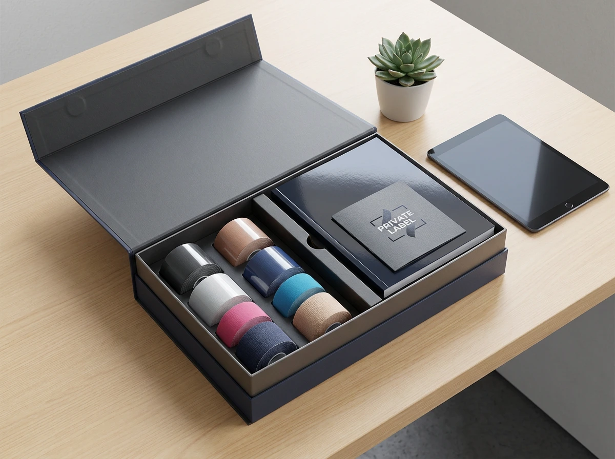 Cohesive bandage retail packaging